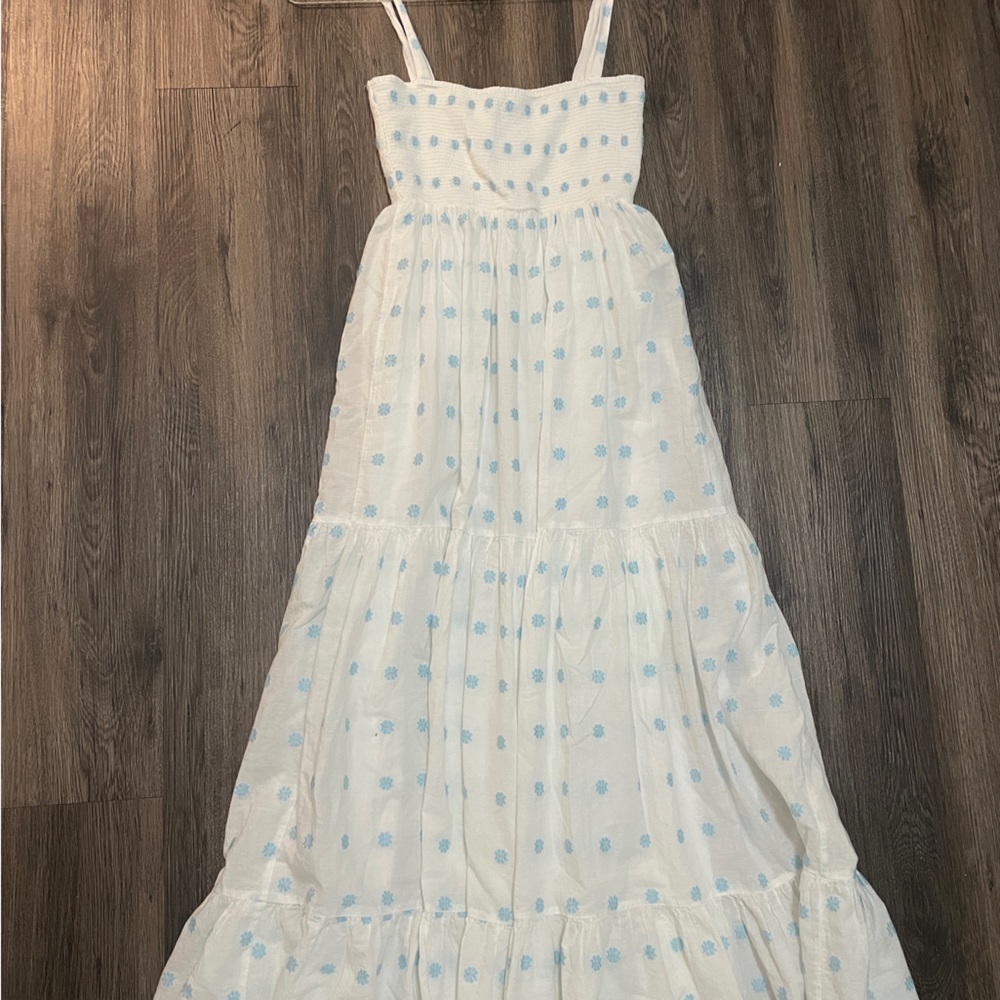 zara long floral dress